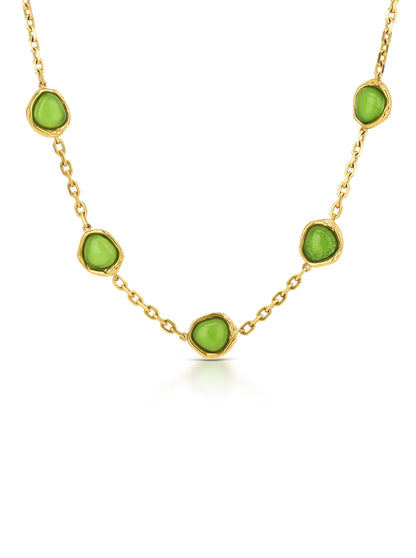 One Element Green Necklace