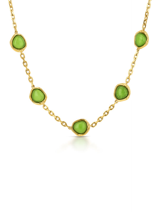 One Element Green Necklace