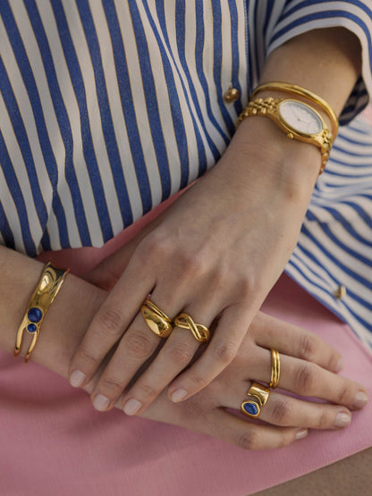 One Element Blue Ring