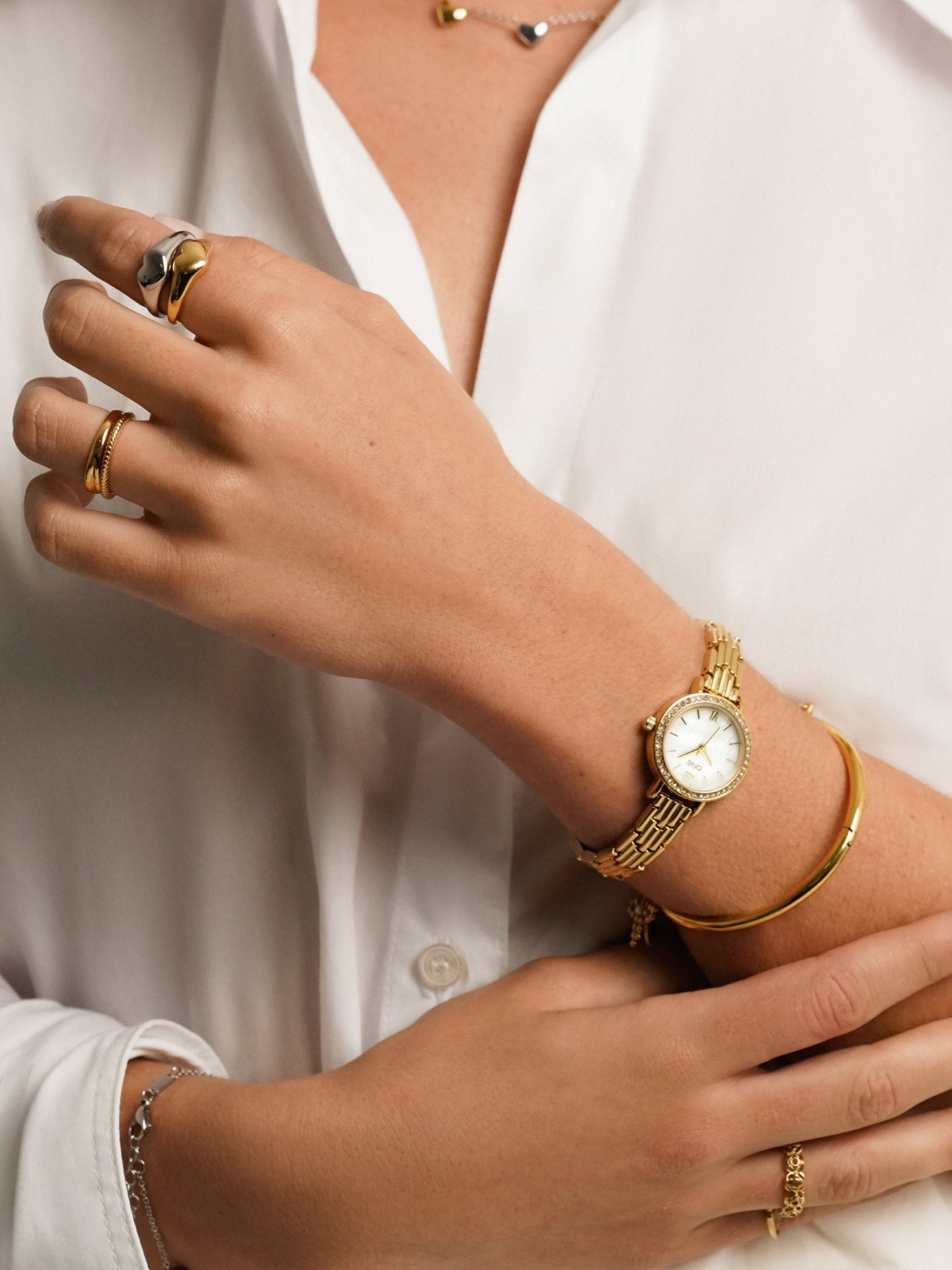 One Obsession Gold Watch