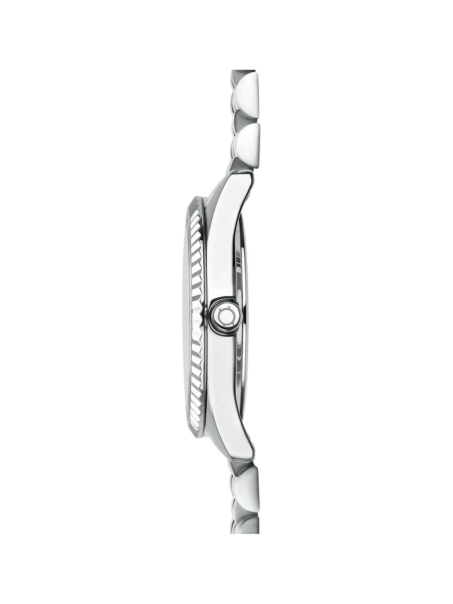 One Celebrity Crystal Silver Watch