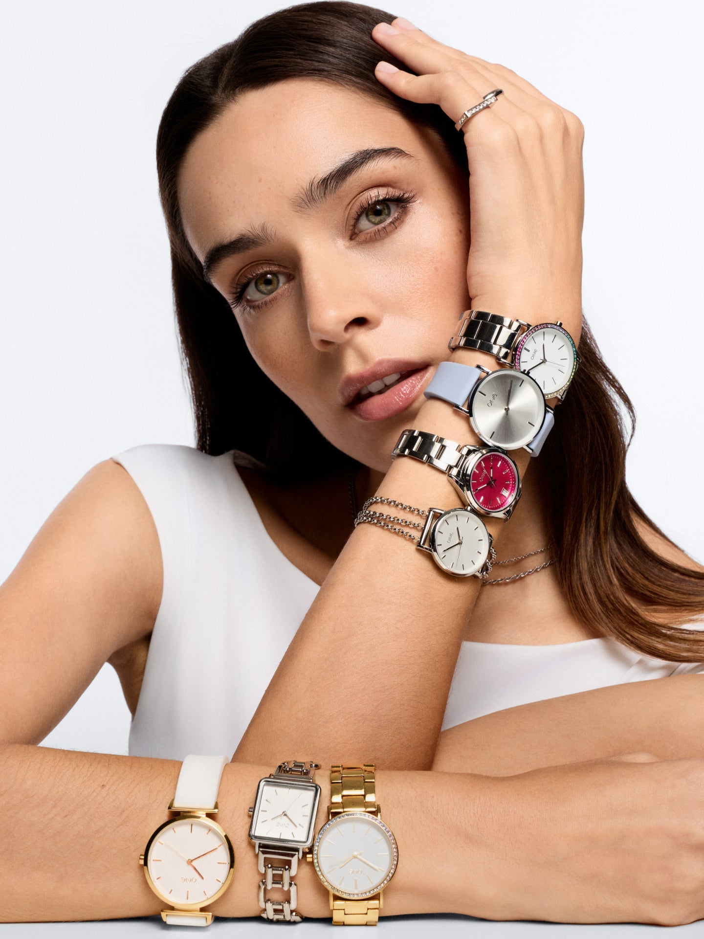 One Capri Silver Watch