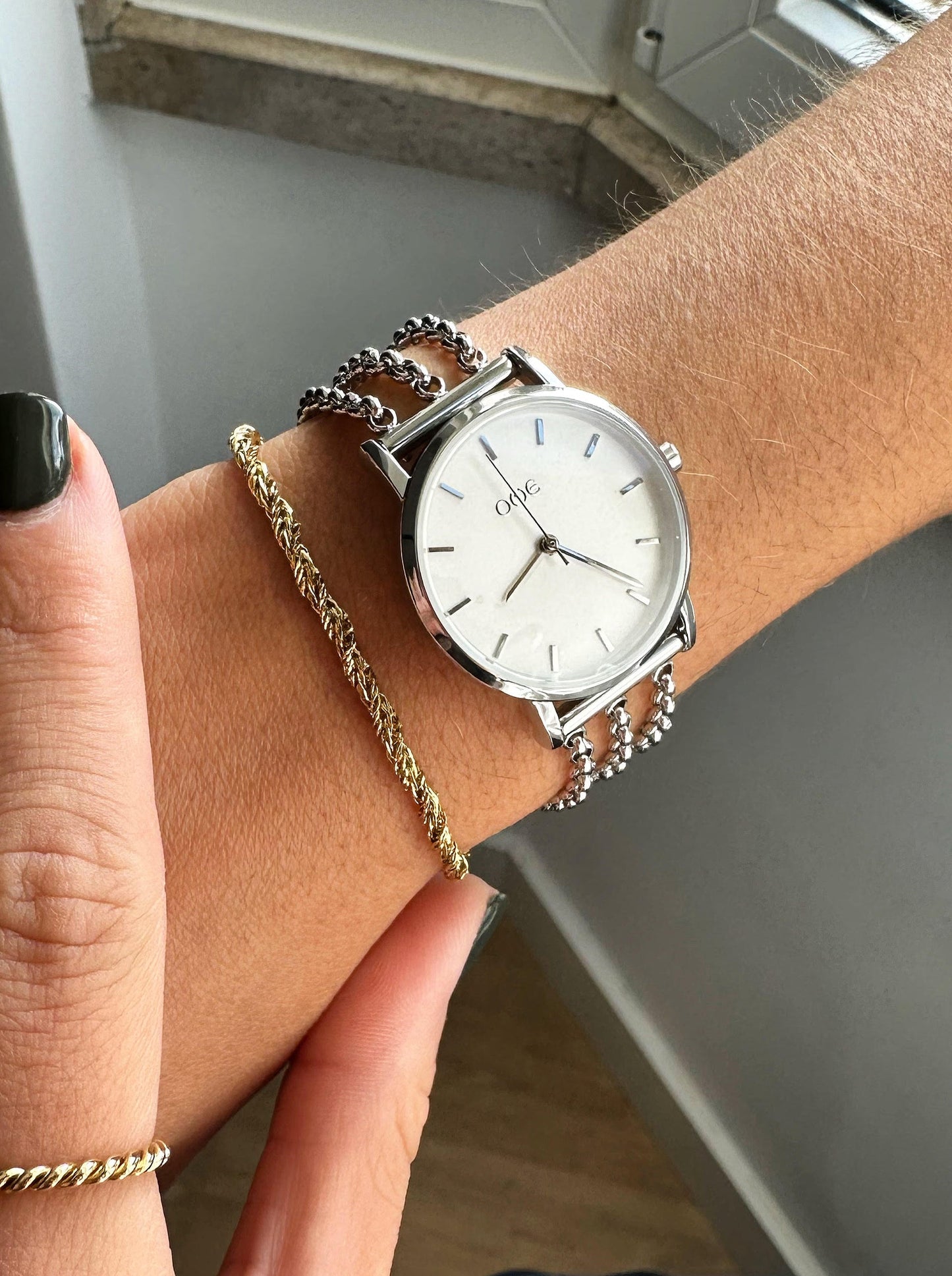 One Capri Silver Watch