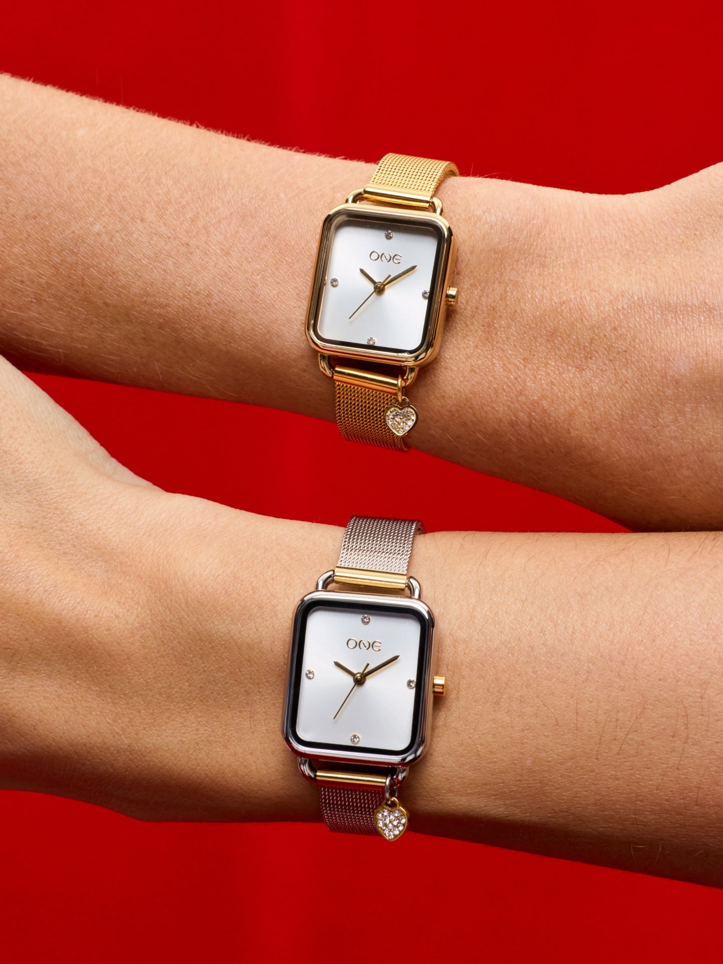 One Charmy Gold Watch
