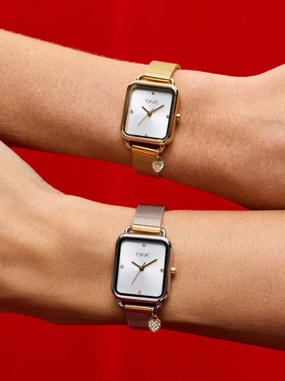 One Charmy Gold Watch