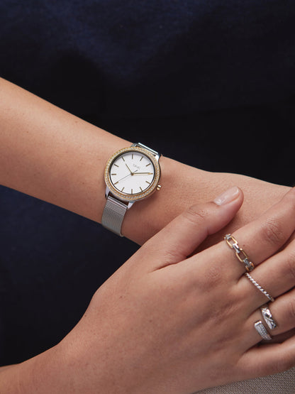 One Twin Spark Bicolor Watch