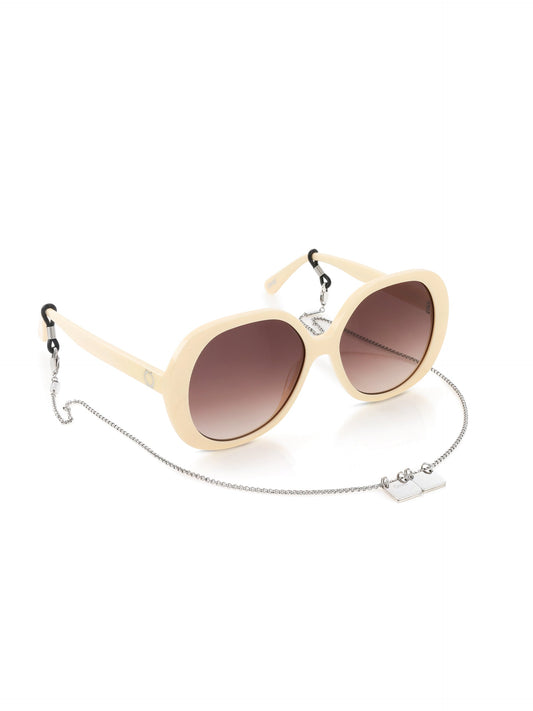 One Powerful White Sunglasses Case