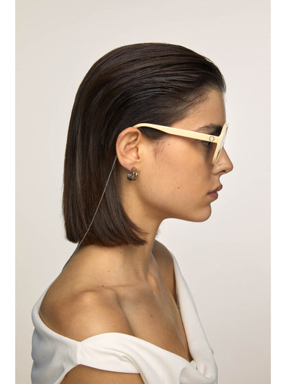 One Powerful White Sunglasses Case