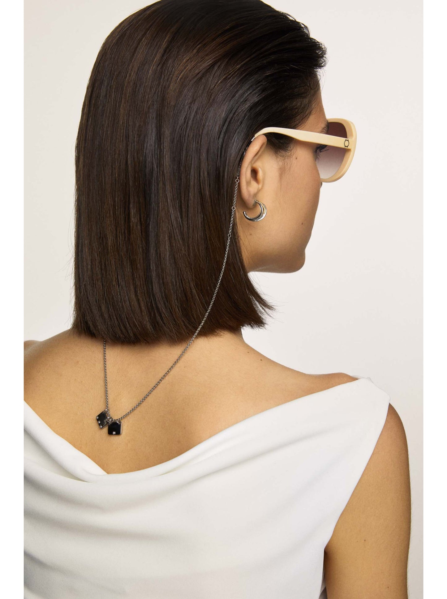 One Powerful White Sunglasses Case