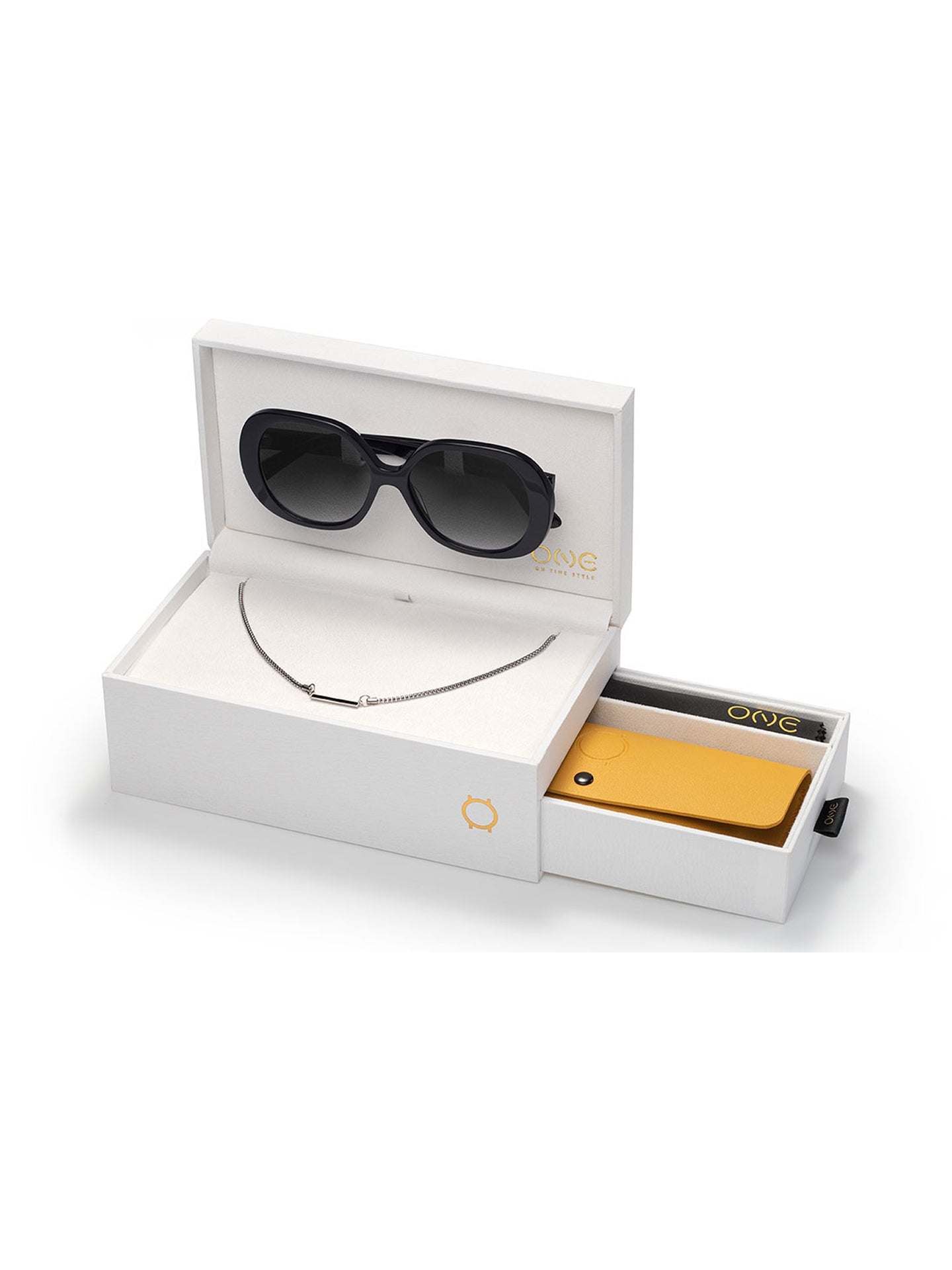 One Powerful Black Sunglasses Case