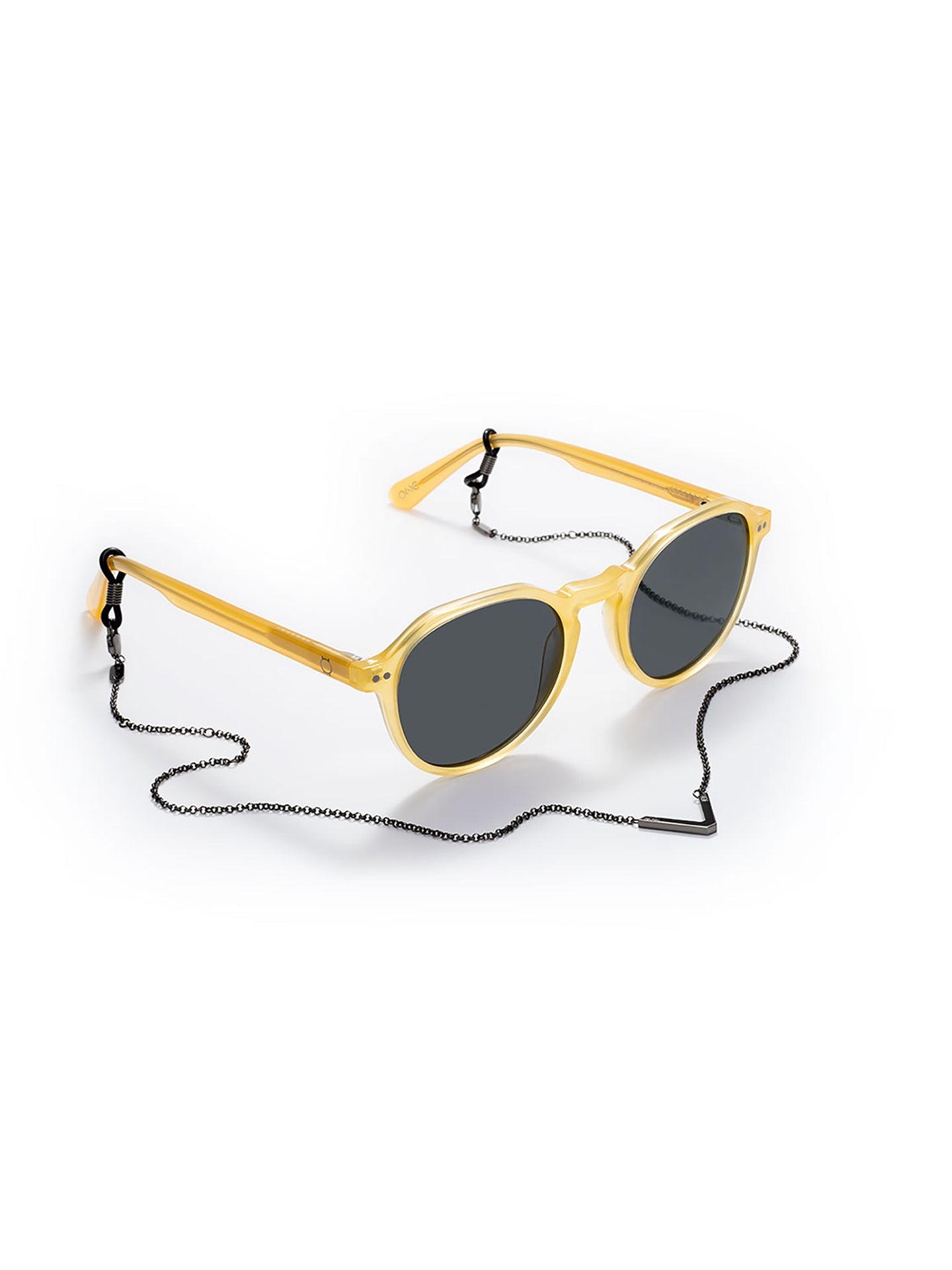 One Active Yellow Sunglasses Case