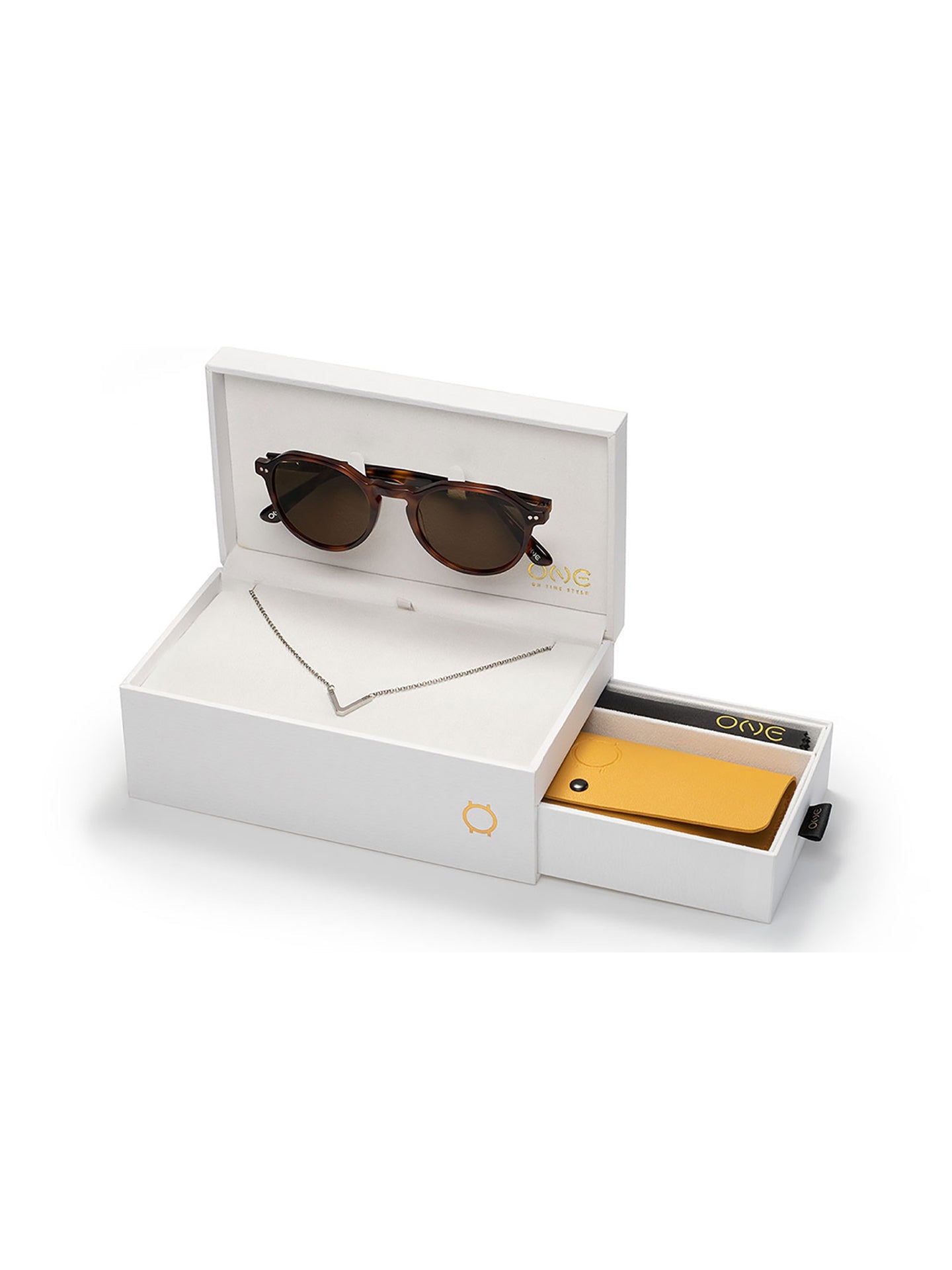 One Active Brown Sunglasses Case