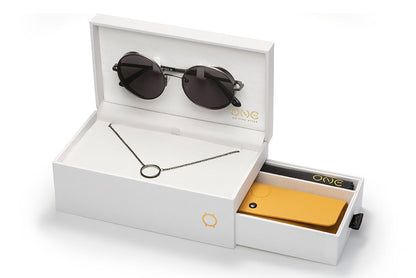 One Unique Black Sunglasses Case