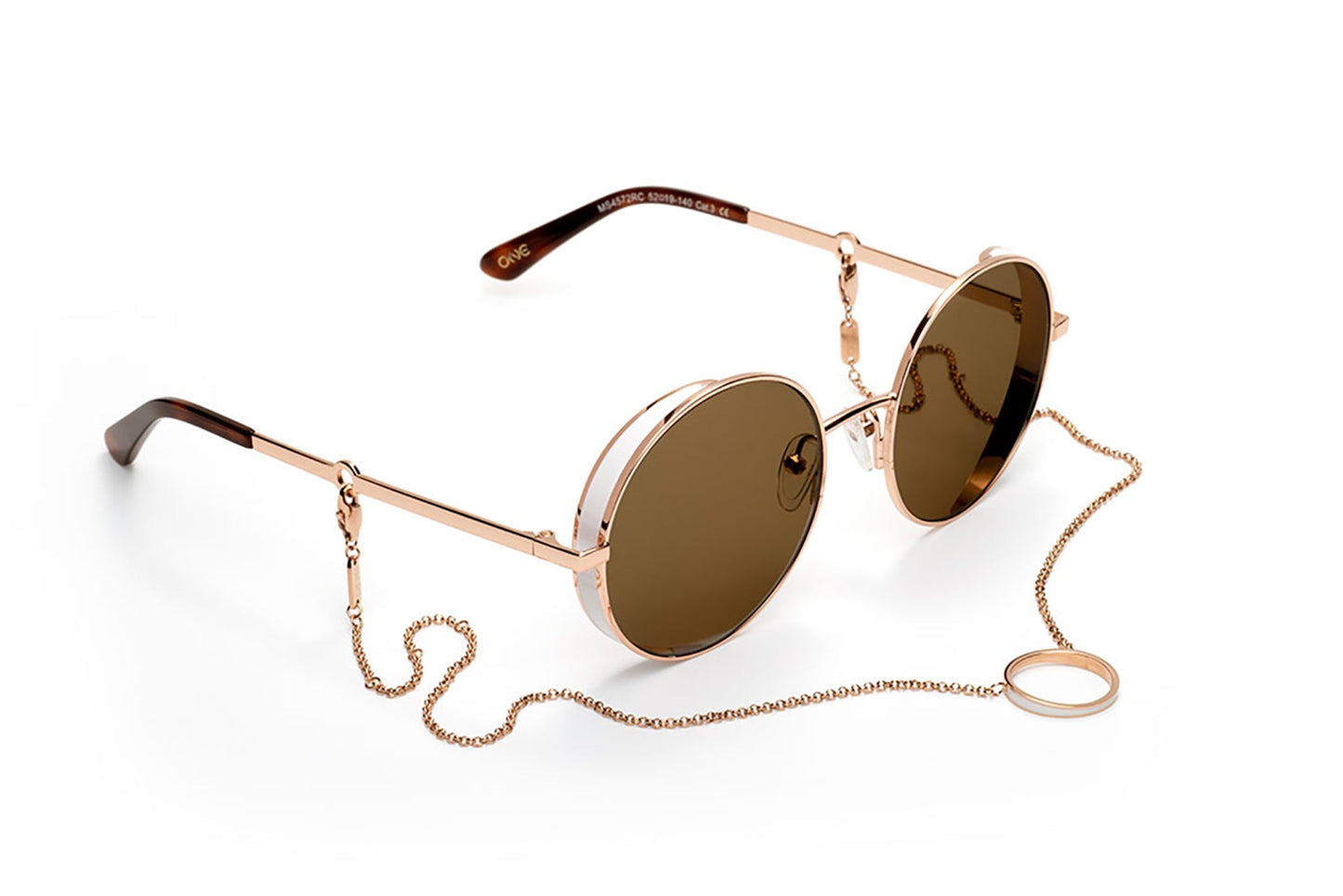 One Unique White Sunglasses Case