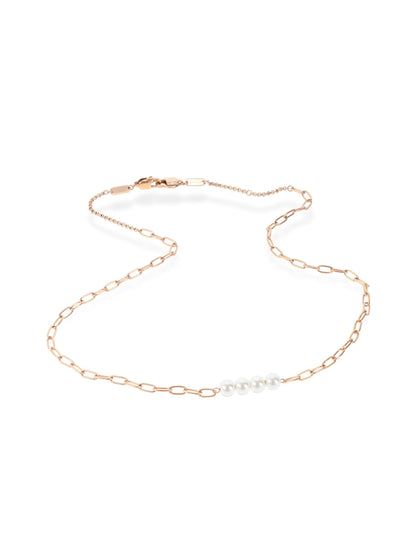 2-in-1 One Pearls Rosegold Glasses Chain