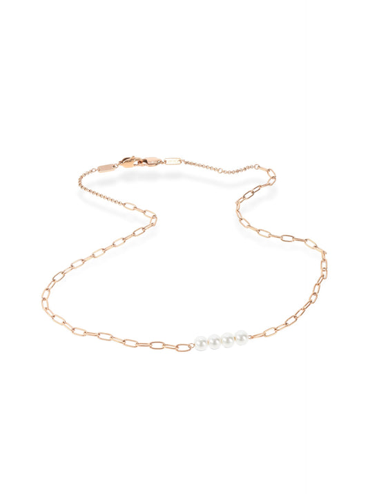 2-in-1 One Pearls Rosegold Glasses Chain