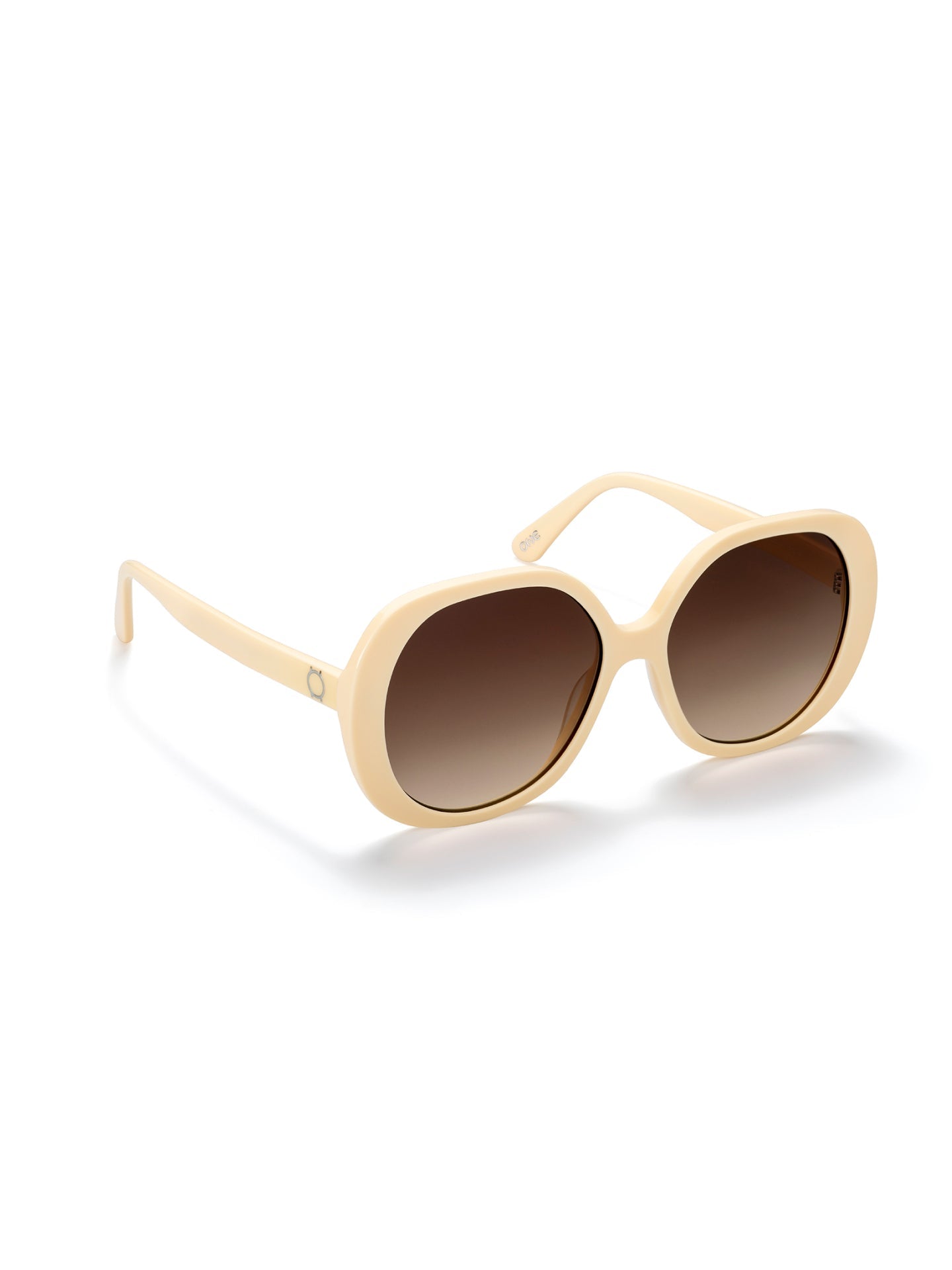 One Powerful White Sunglasses