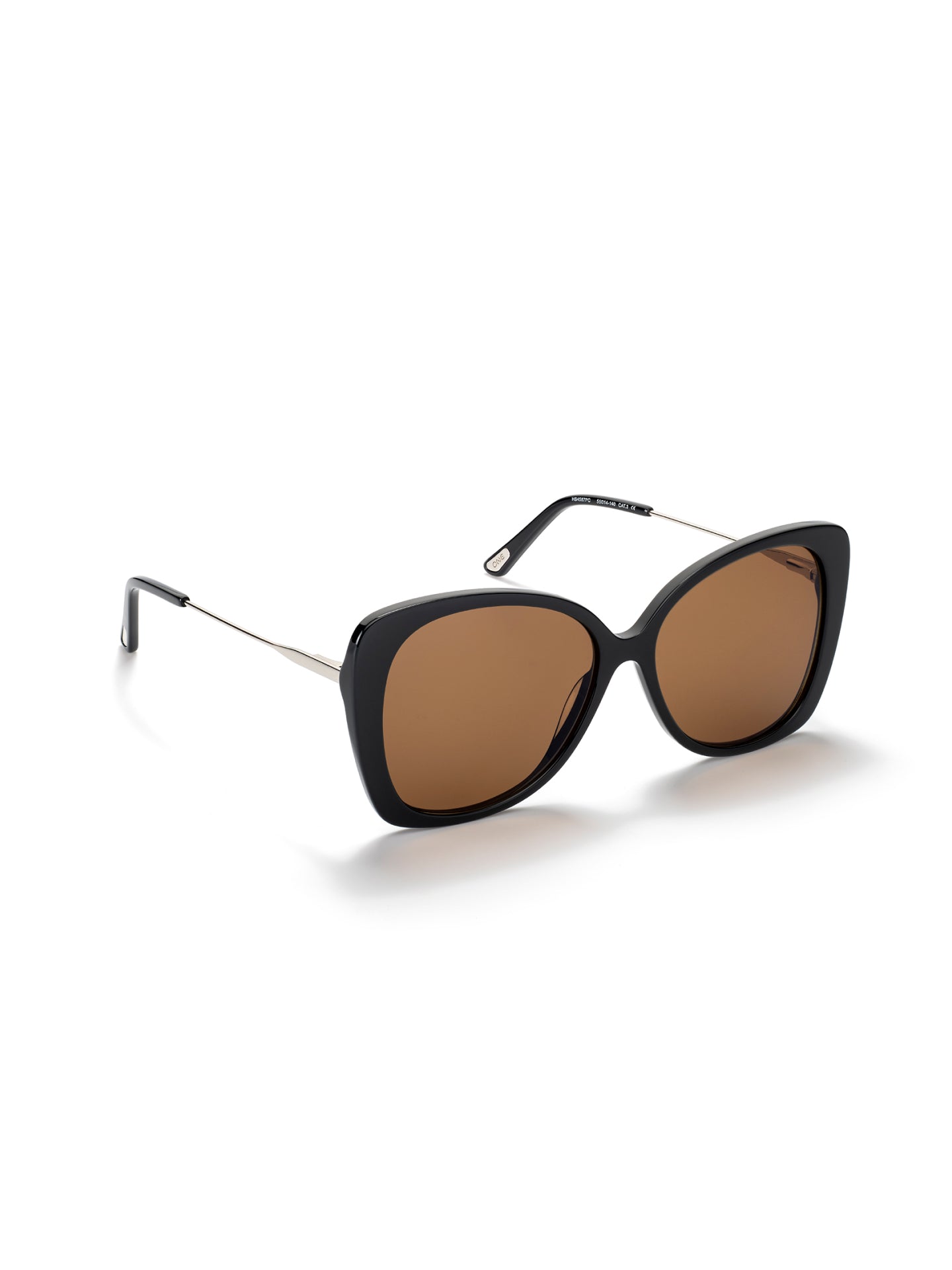 One Preppy Black Sunglasses