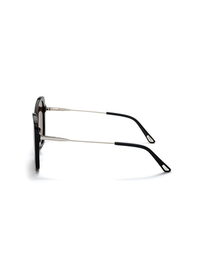 One Preppy Black Sunglasses