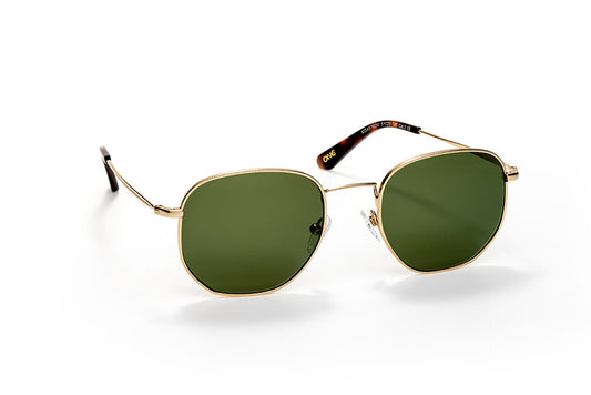 One Visionary Gold Sunglasses