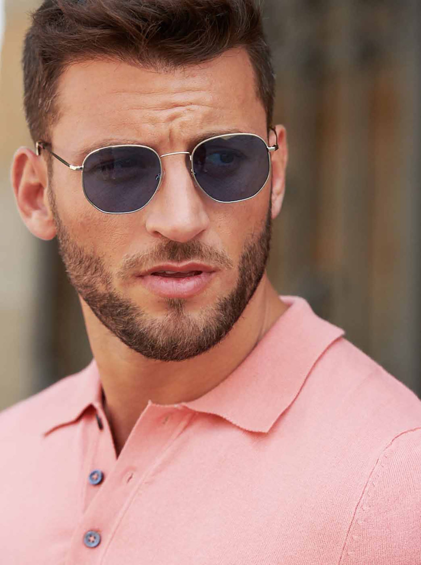 One Visionary Silver Sunglasses