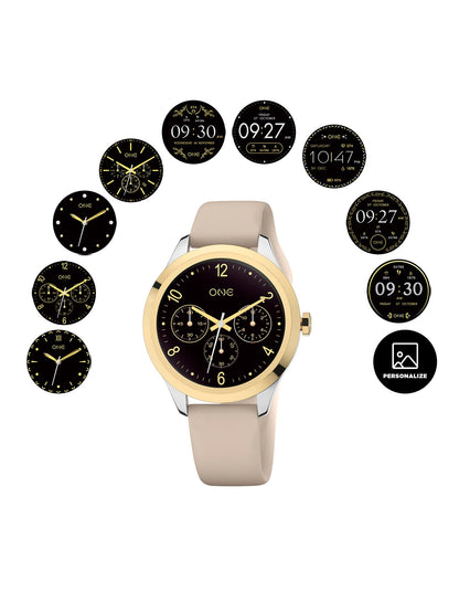 One Mini Bicolor Silicone Smartwatch