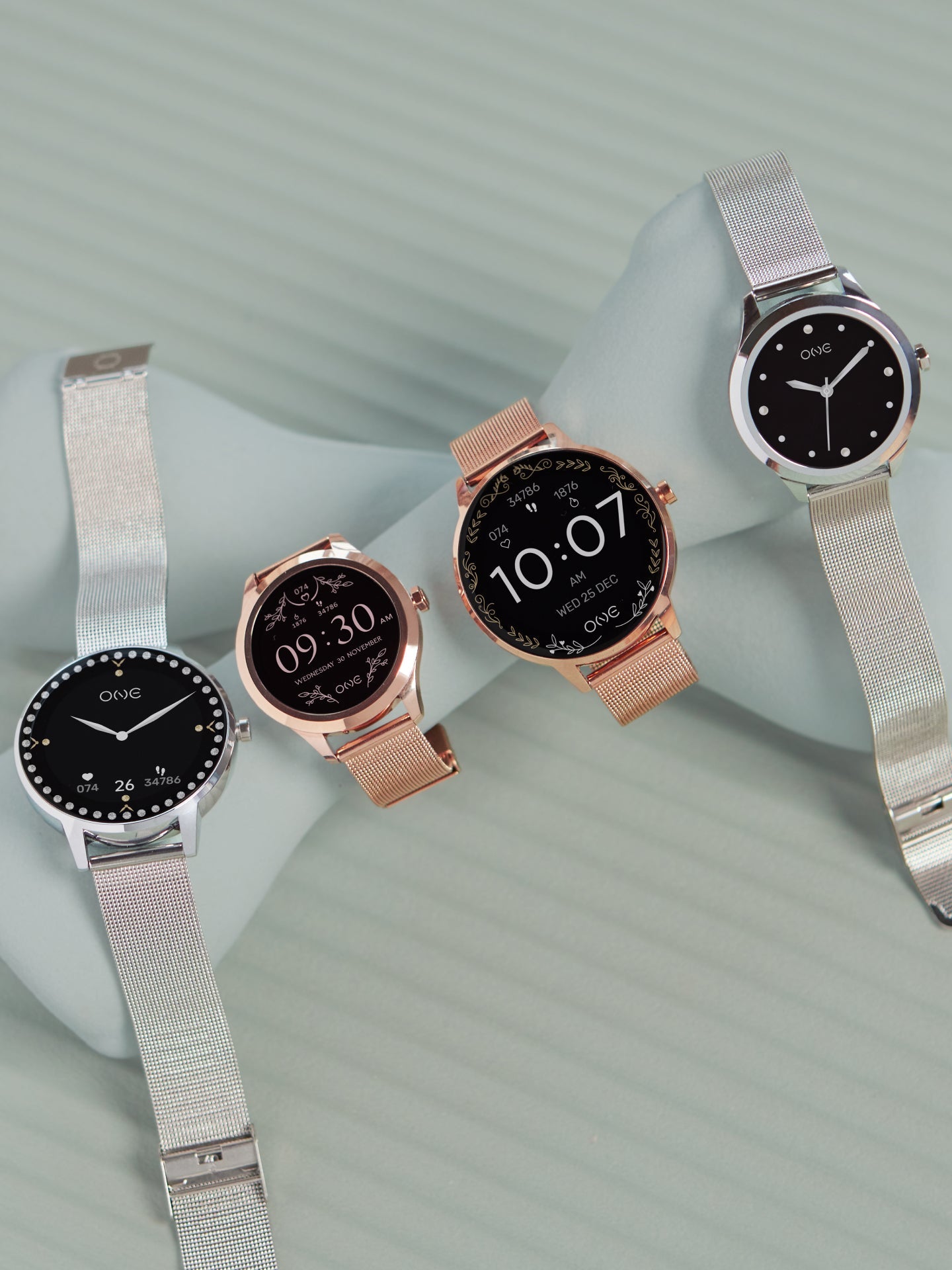 One Mini Rose Gold Smartwatch