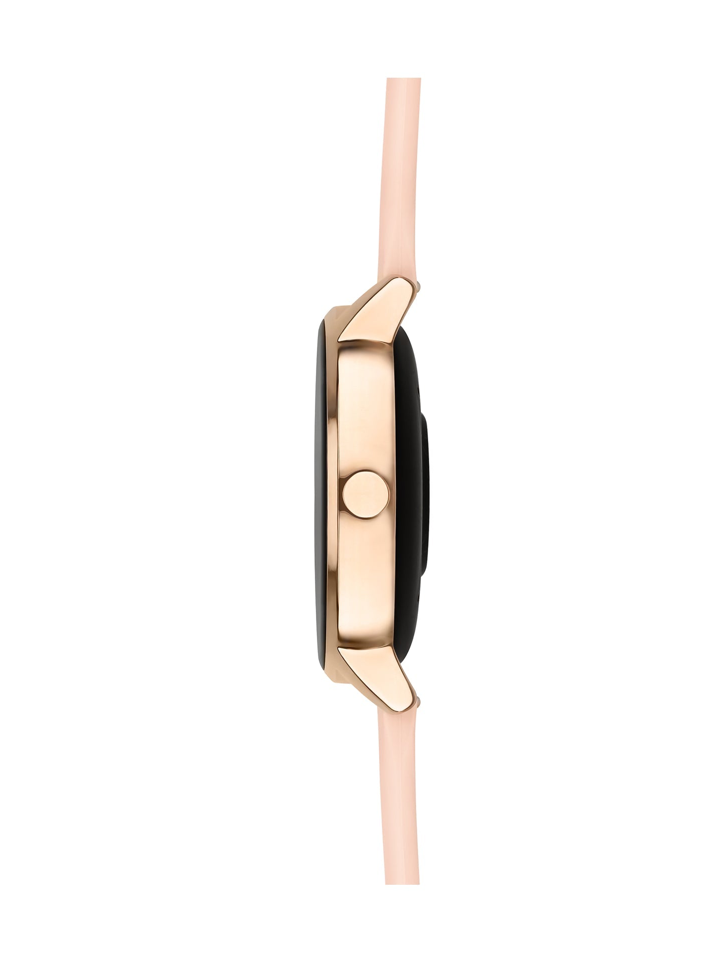 One QueenCall Rose Gold Silicone Smartwatch