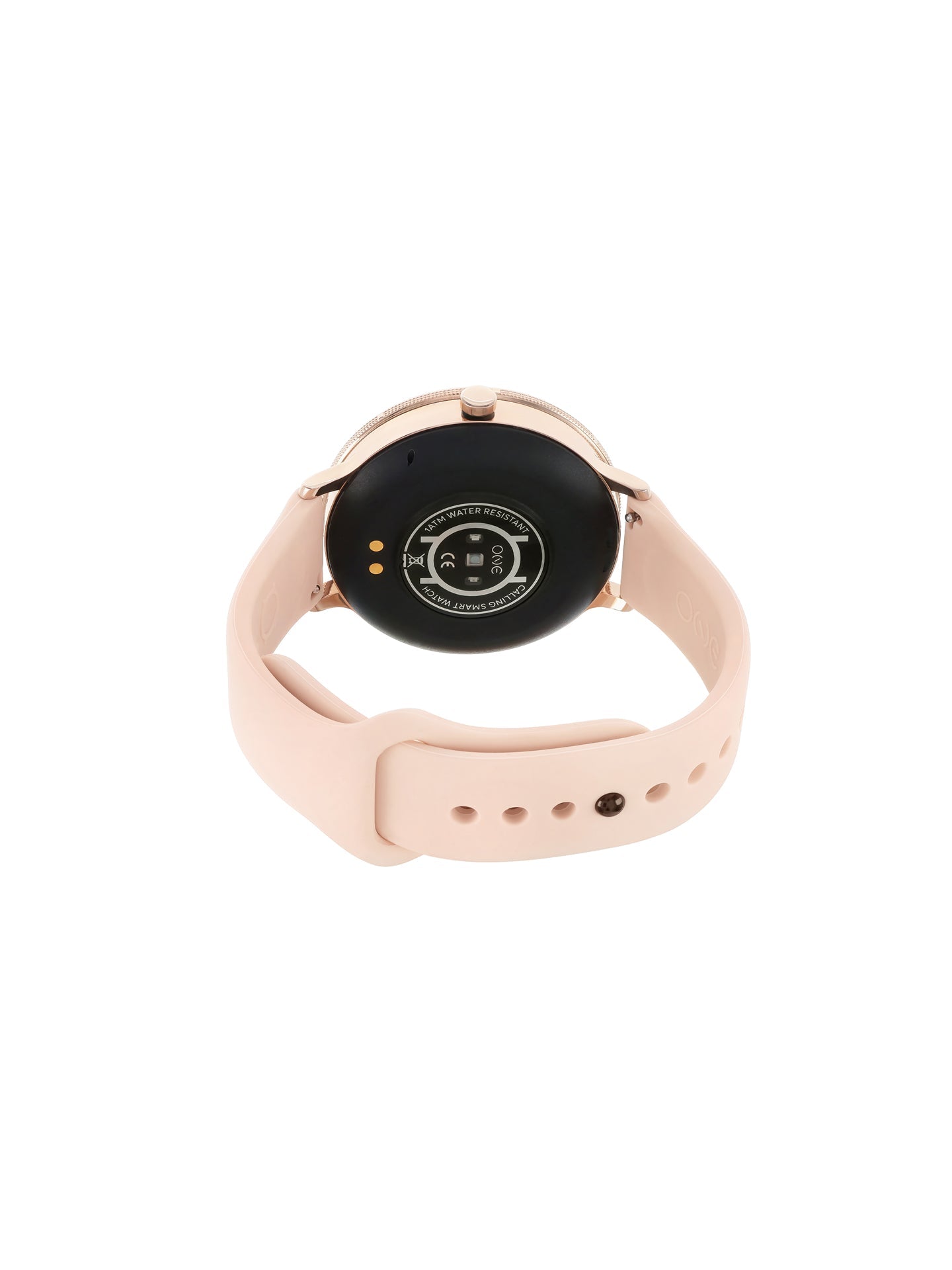 One QueenCall Rose Gold Silicone Smartwatch