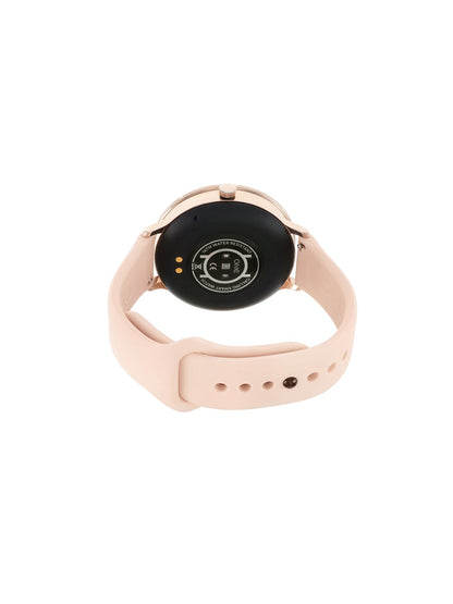 One QueenCall Rose Gold Silicone Smartwatch