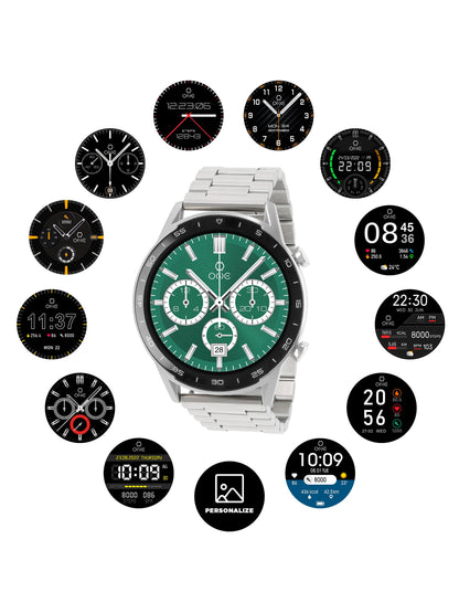 Smartwatch One Men Forceful Silver Links
