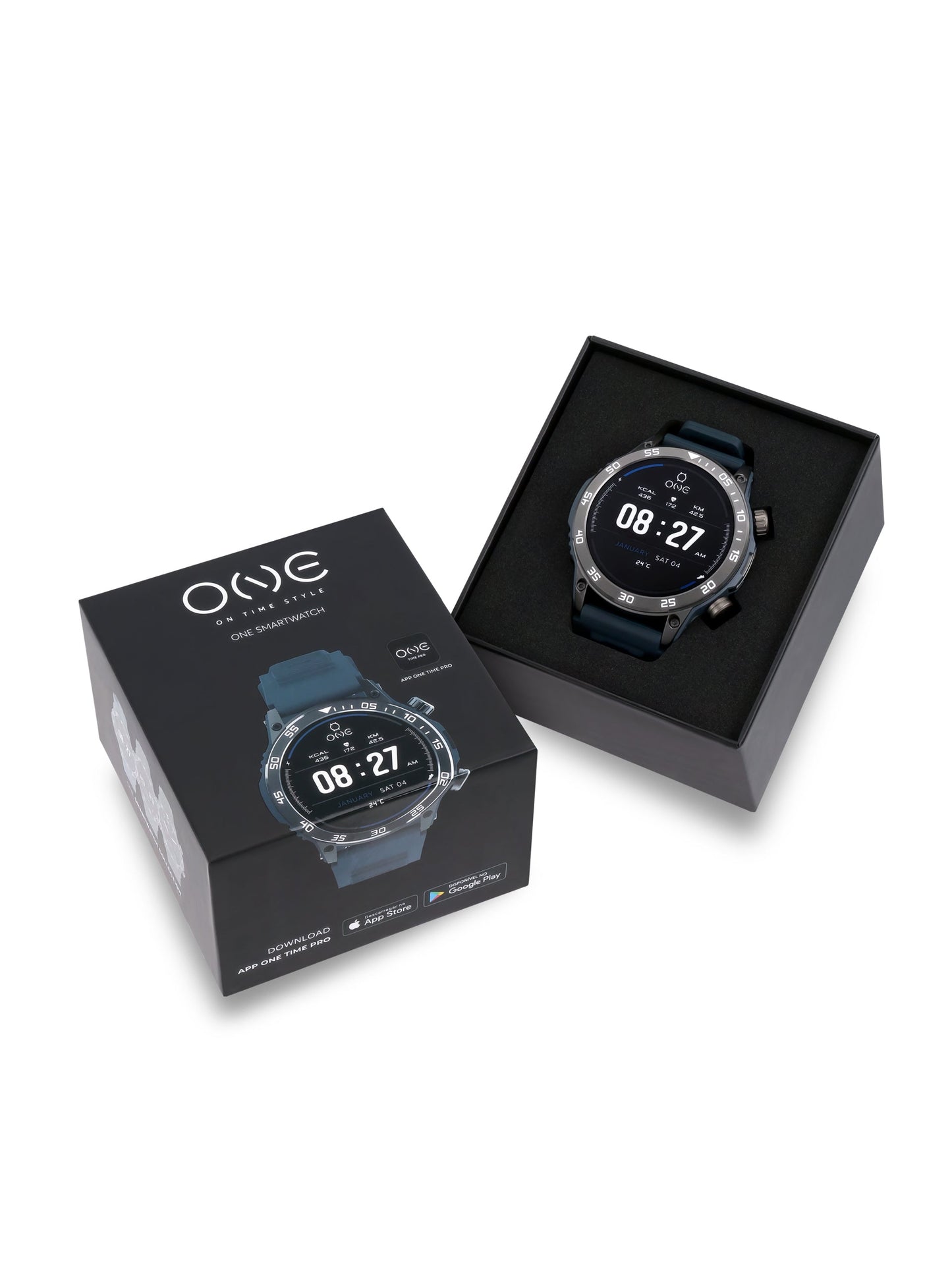 One Men SportyCall Blue Smartwatch