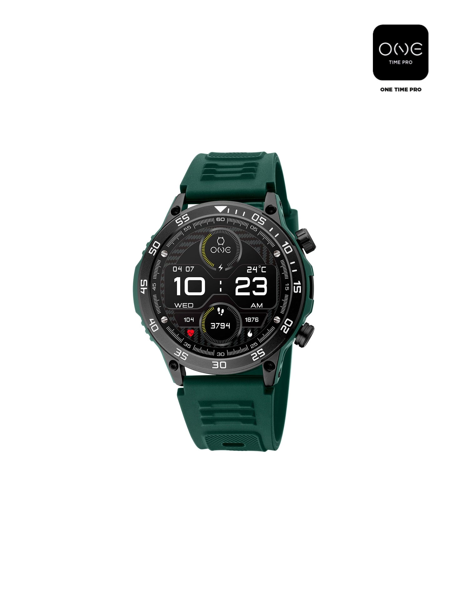 One Men SportyCall Green Smartwatch