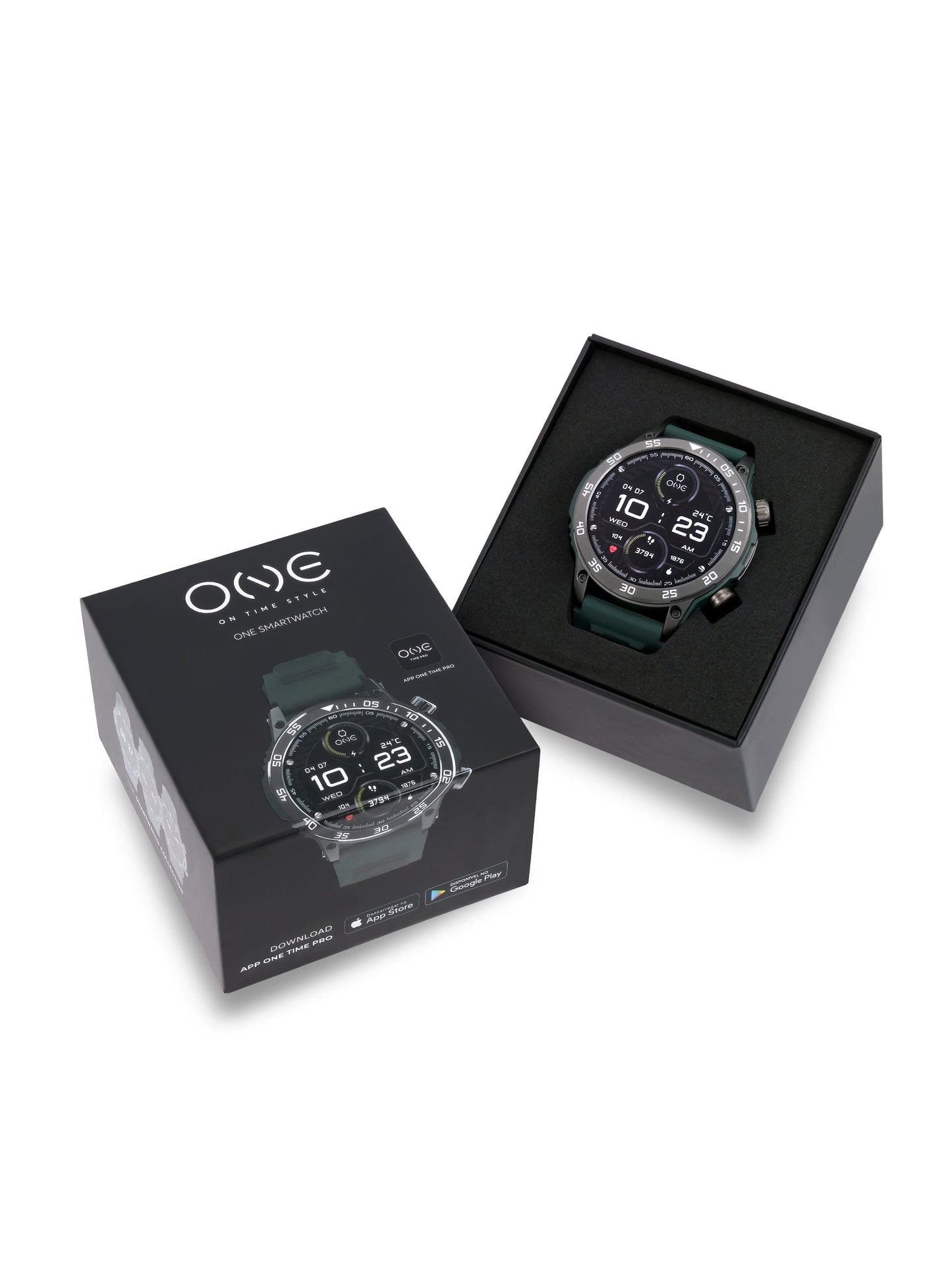 One Men SportyCall Green Smartwatch