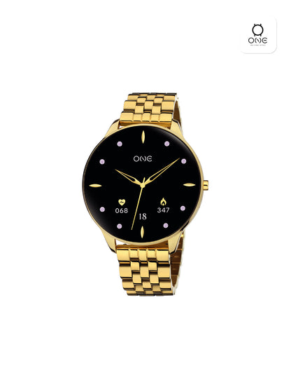 One Slim Gold Links Smartwatch