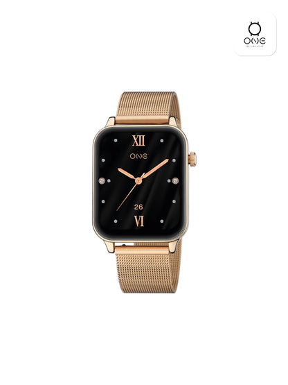 One Frame Rose Gold Smartwatch
