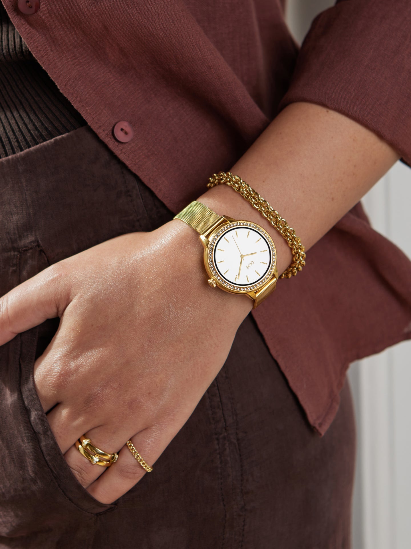 One Mini Spark Gold Smartwatch