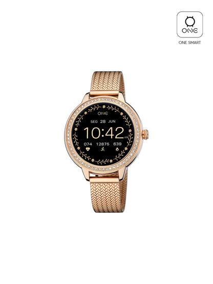 One Mini Spark Rose Gold Smartwatch