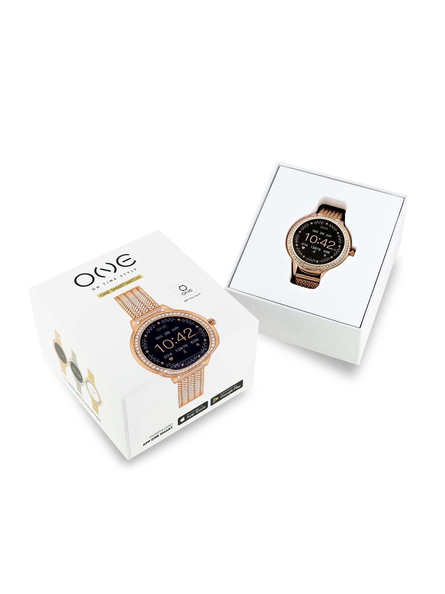 One Mini Spark Rose Gold Smartwatch
