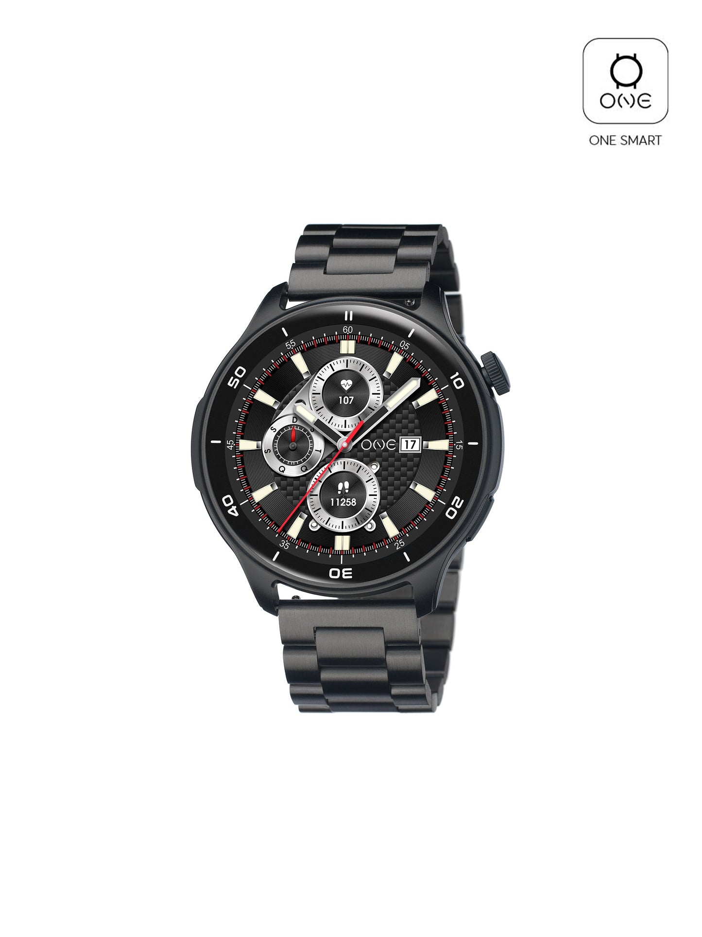 One Men Explorer GPS Black Smartwatch