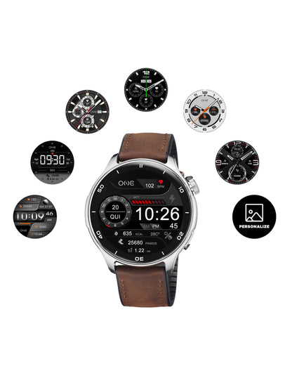 One Men Explorer GPS Brown Smartwatch