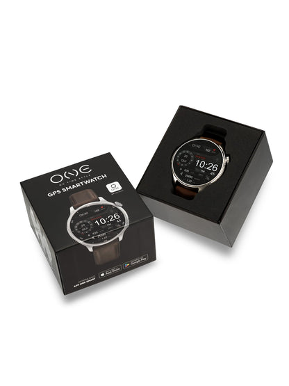 One Men Explorer GPS Brown Smartwatch