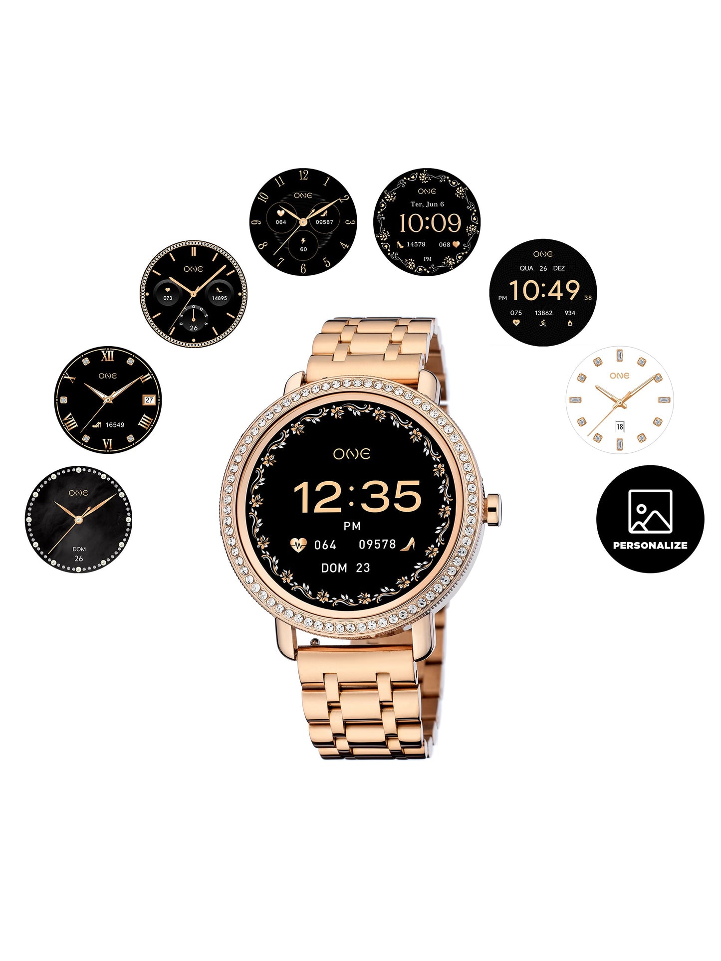 One Mini Spark Rose Gold Box