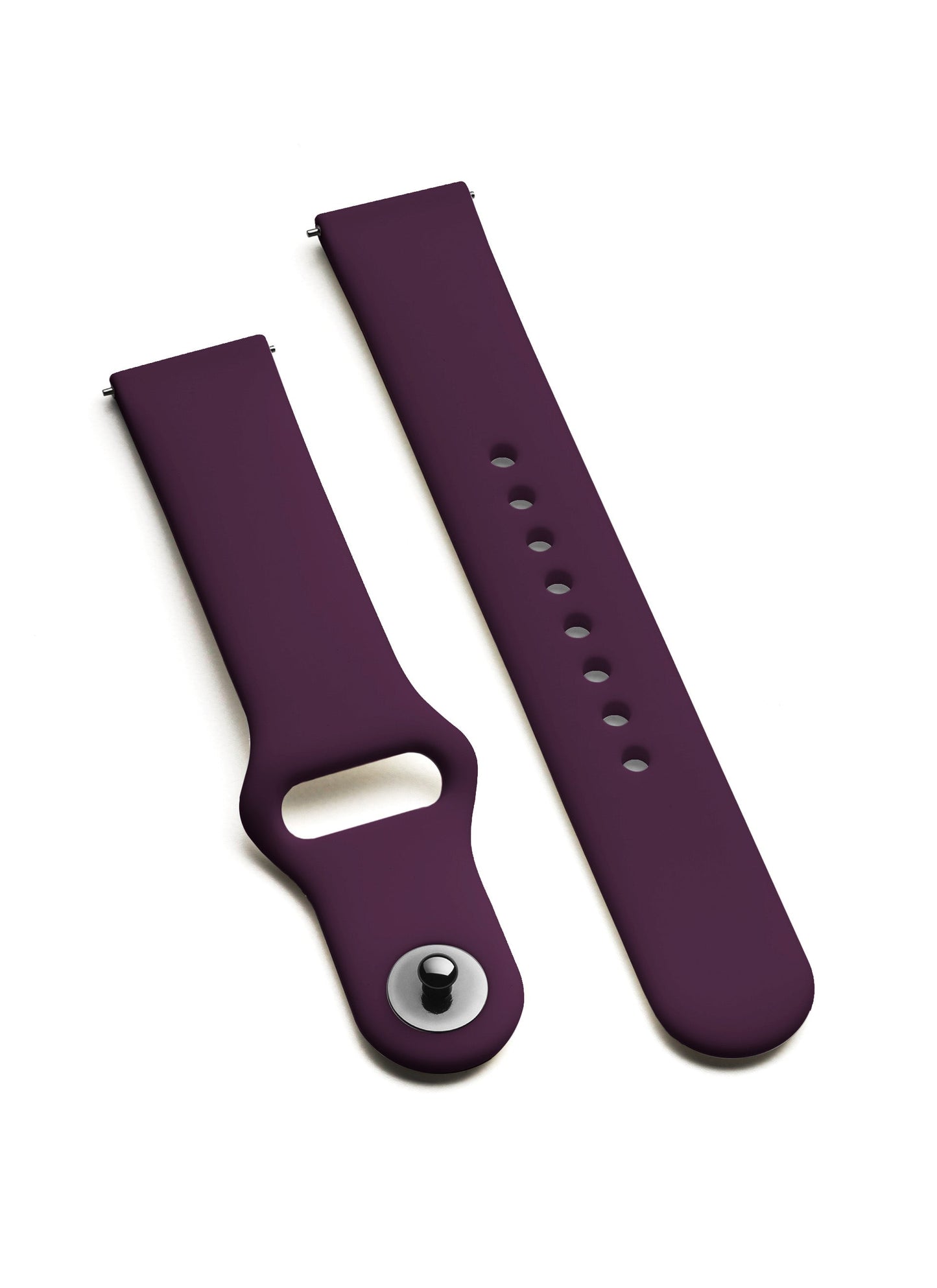 Silicone Bracelet Smartwatch One Eggplant