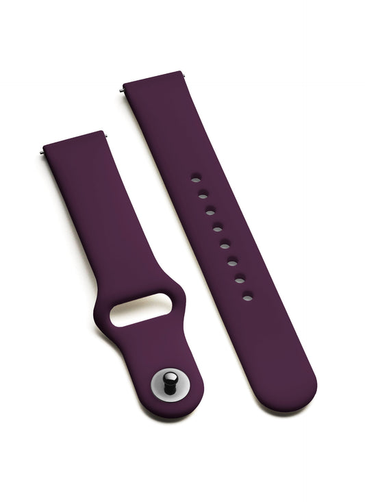 Silicone Bracelet Smartwatch One Eggplant