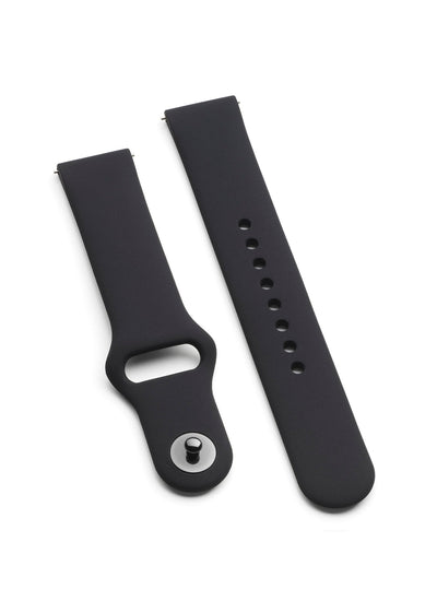 Silicone Bracelet Smartwatch One Black