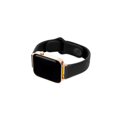 Silicone Bracelet Smartwatch One Black