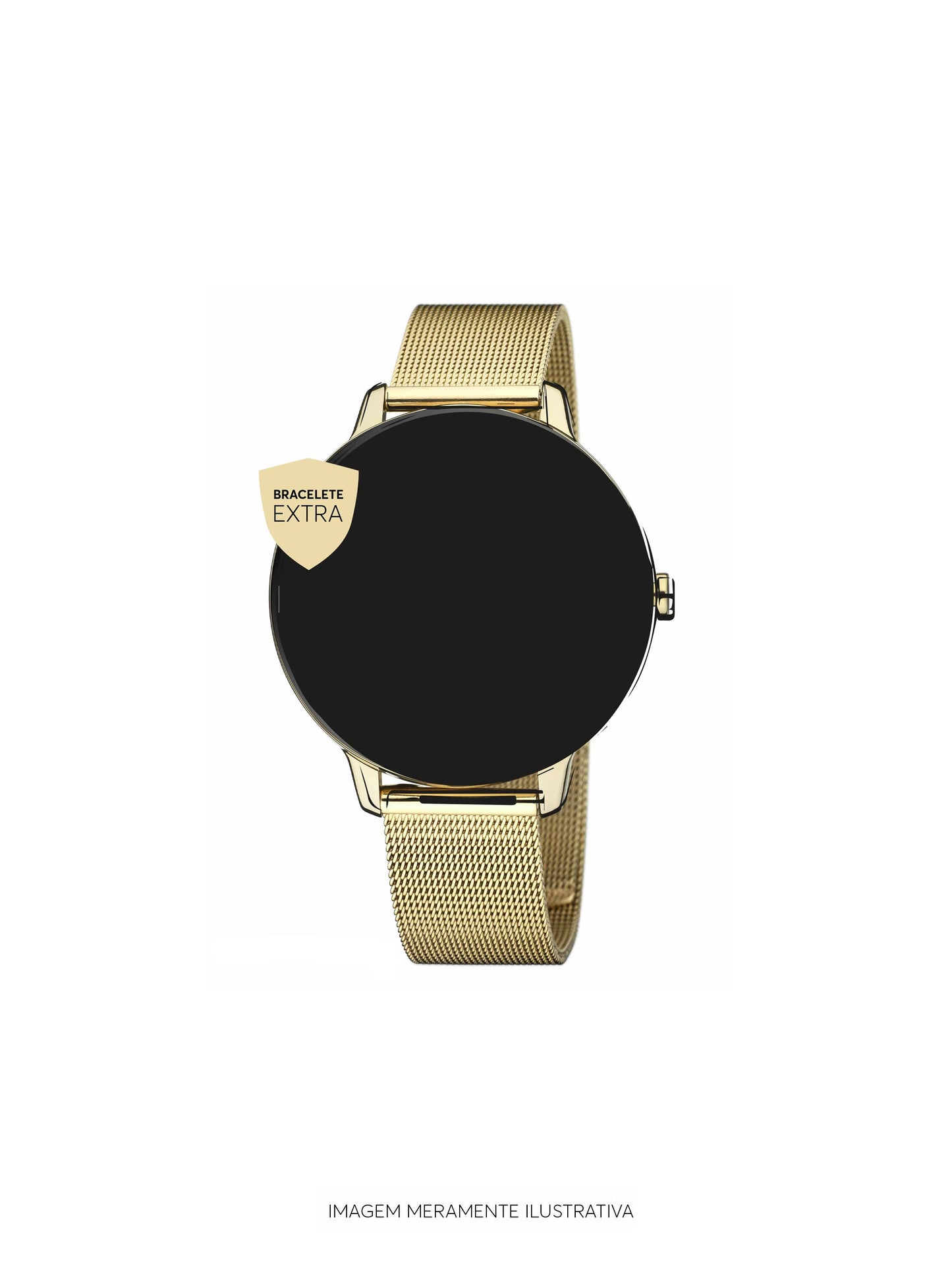 Mesh Bracelet Smartwatch One Gold