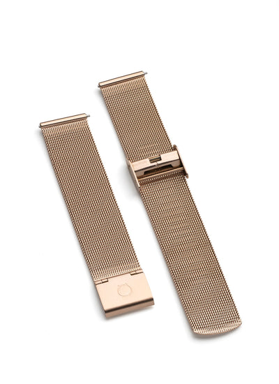 Mini One Mesh Smartwatch Bracelet Rose Gold