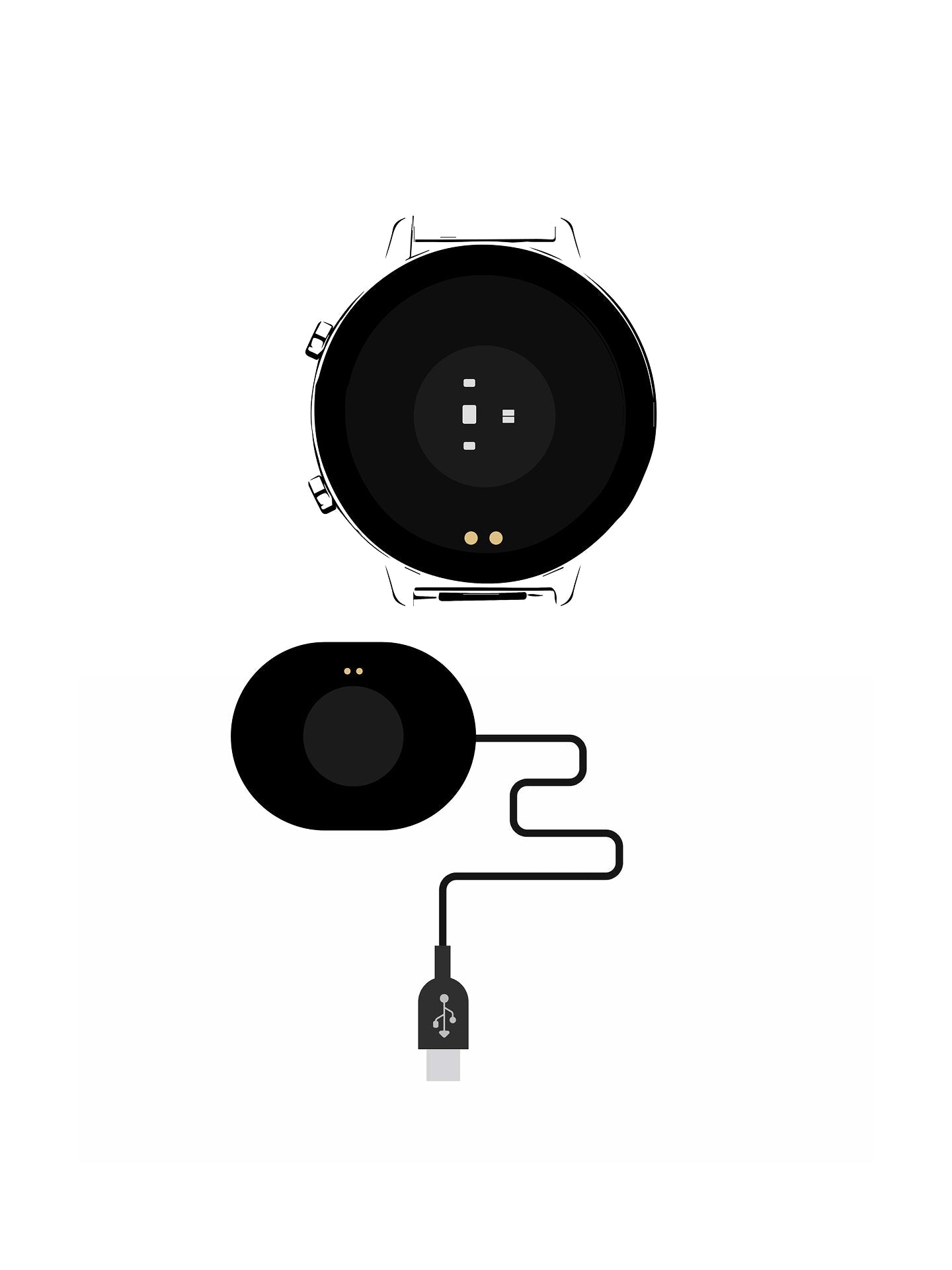 SportyCall APP One Time Pro Smartwatch Charger